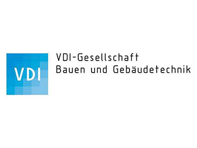 Logo der VDI-Gesellschaft Bauen und Gebäudetechnik Mitglied der VDI-Gesellschaft für Bauen und Gebäudetechnik
